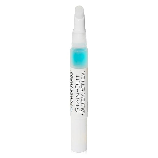 Power Swabs Stain-Out Quick Stick On-The-Go | No Sensitivity - Effective Teeth Stain Remover | Gentle Formula | Travel Friendly, Beautiful White Smile – Good for 30 Uses