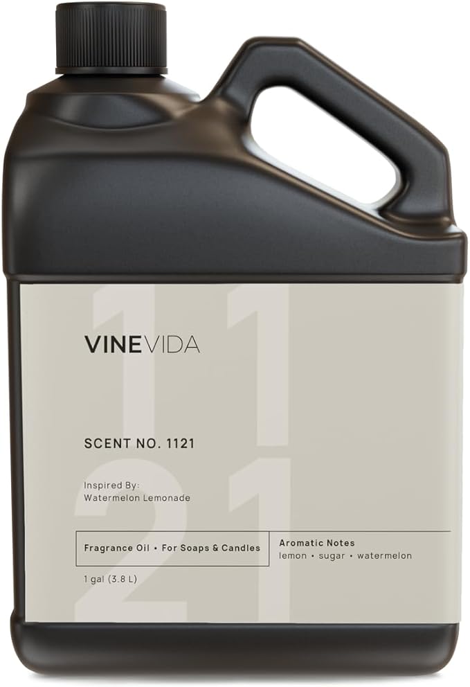 VINEVIDA 128oz Watermelon Lemonade Fragrance Oil for Candle & Soap Making - Natural Scents Made in USA