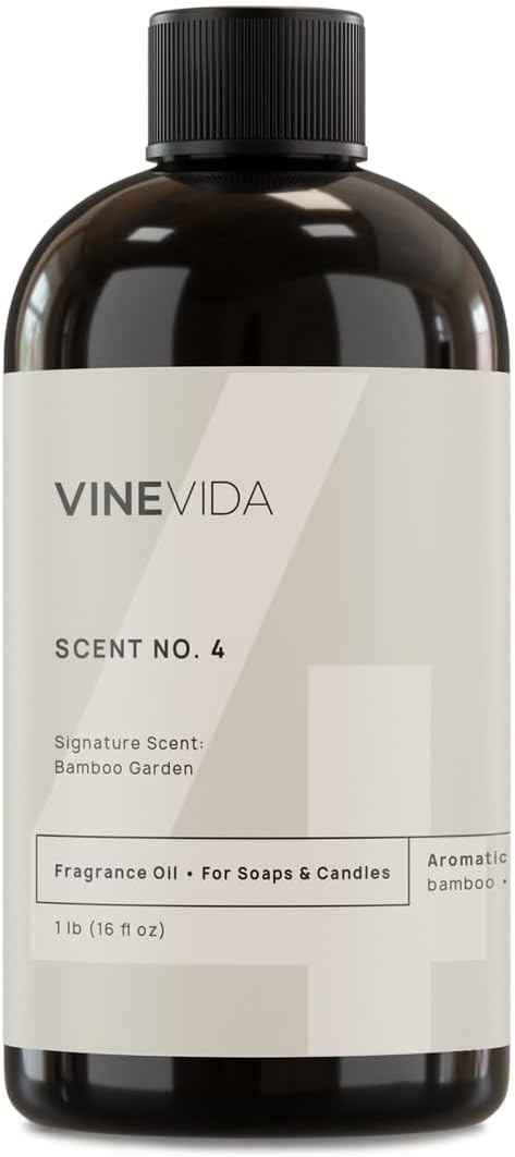 VINEVIDA [16oz] Bamboo Garden Fragrance Oil for Candle Making and Soap Making - Premium Candle Scents for Soy Candles