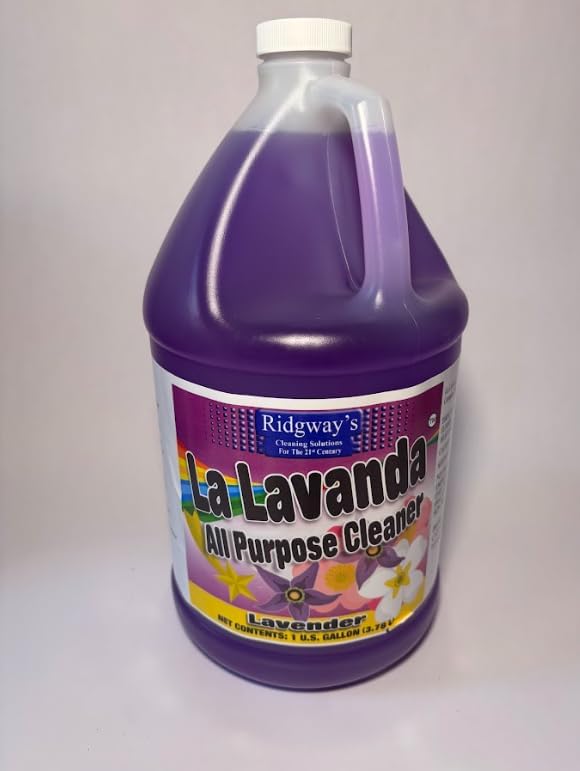 1 Gallon Lavender Scented Cleaner Concentrate, Floor Cleaner for Home, Office & Kitchen, Safe for Kids & Pets, Non-Toxic Lavender Scent