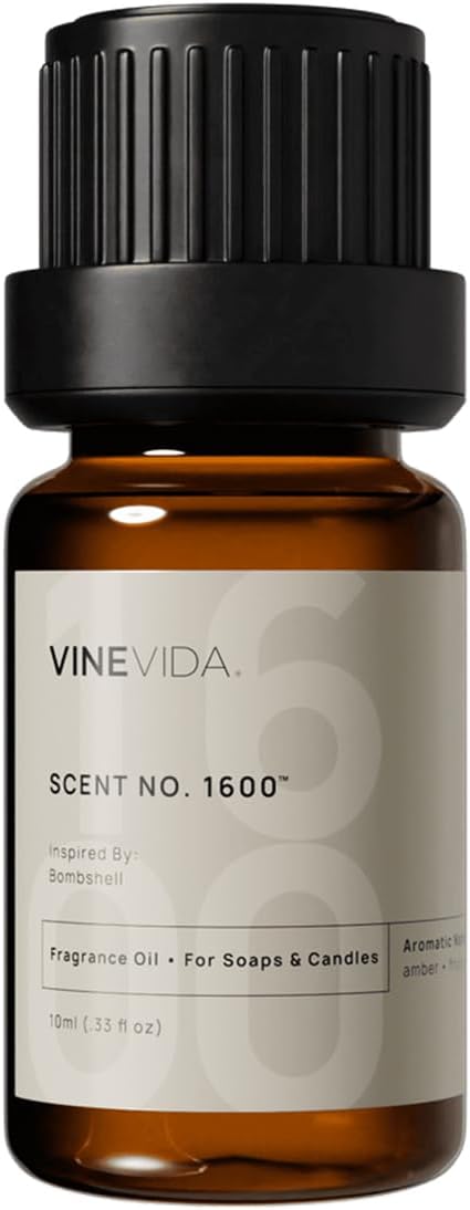 VINEVIDA [0.33oz] Scent No.1600 Fragrance Oil for Candle Making and Soap Making - Scents for Soap Making