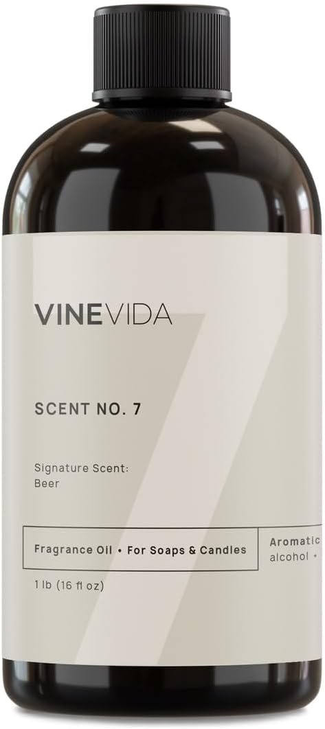 VINEVIDA [16oz] Beer Fragrance Oil for Candle Making and Soap Making - Premium Candle Scents for Soy Candles