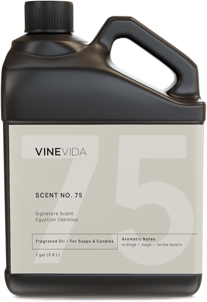 VINEVIDA [128oz] Scent No.75 Fragrance Oil for Candle and Soap Making - Natural Candle Scents Made in USA
