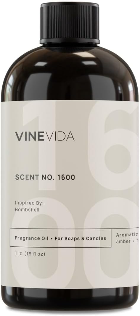 VINEVIDA [16oz] Scent No.1600 Fragrance Oil for Candle & Soap Making - Natural Candle Scents - Made in USA