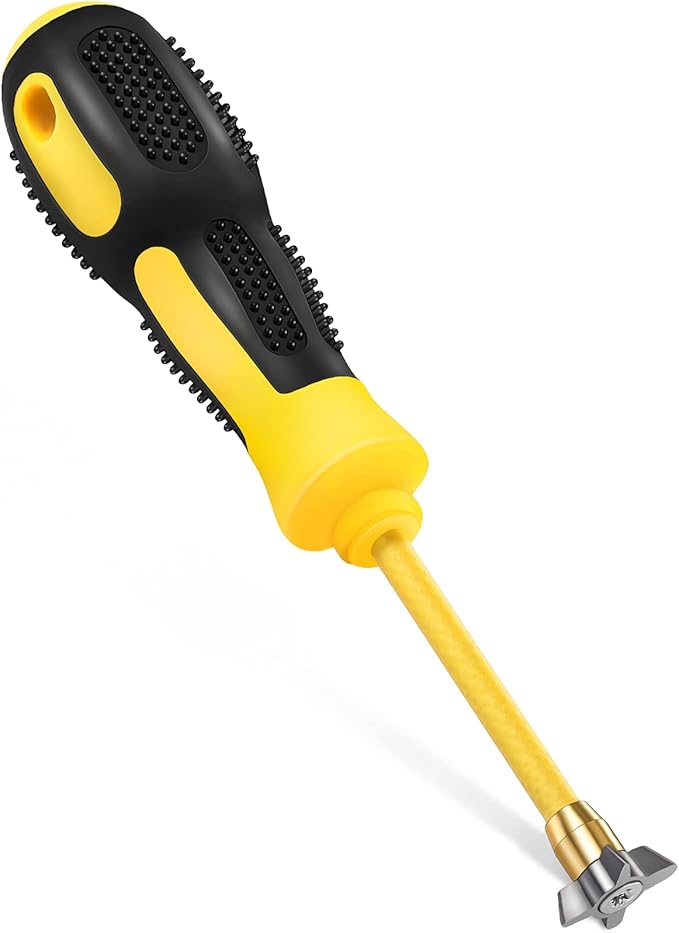 Zhengmy Grout Removal Tool 4 in 1 Grout Scraper Cleaning Remover Tool Scraper Cemented Carbide Alloy Head Tile Removal Caulking Cleaner for Floor Ceramic Tile Gaps