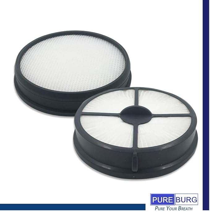 PUREBURG 303903001 303902001 Replacement Filter Kit Set Vacuum Cleaner HEPA Filters Compatible With Hoover 303903001 & 303902001 fits Windtunnel UH70400 UH70402 UH70405 and More
