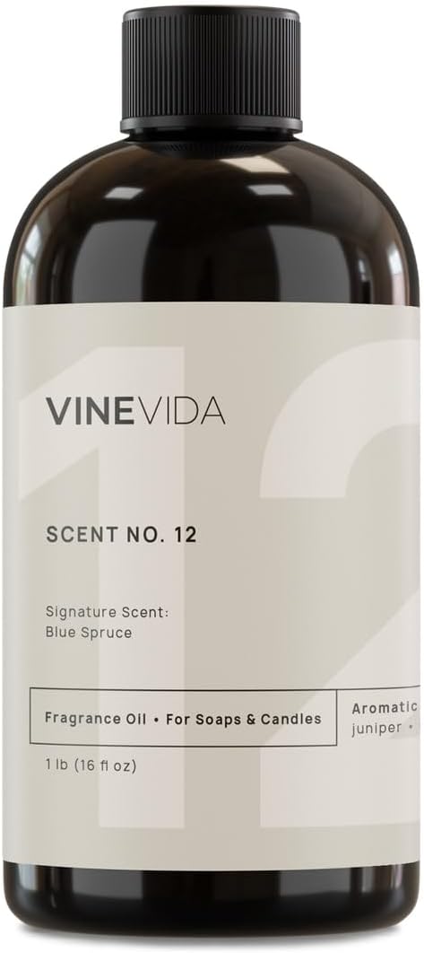 VINEVIDA [16oz] Blue Spruce Fragrance Oil for Candle Making and Soap Making - Premium Candle Scents for Soy Candles