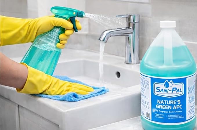 Nature's Green APC, safe, environmentally friendly, all purpose, all surface cleaner, 128 fl oz, Fresh Scent