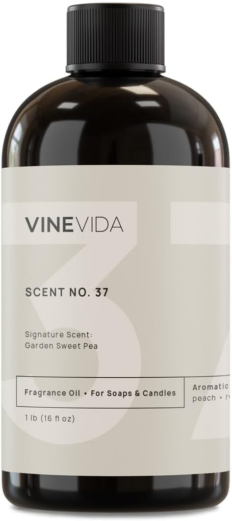 VINEVIDA [16oz] Garden Sweet Pea Fragrance Oil for Candle and Soap Making - Made in USA Natural Scents