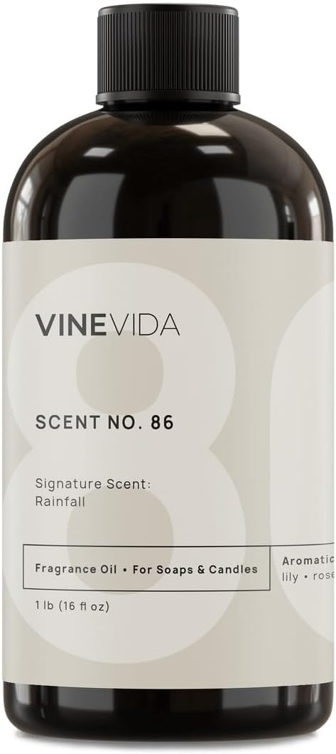 VINEVIDA [16oz] Scent No.86 Fragrance Oil for Candle Making and Soap Making - Premium Candle Scents for Soy Candles