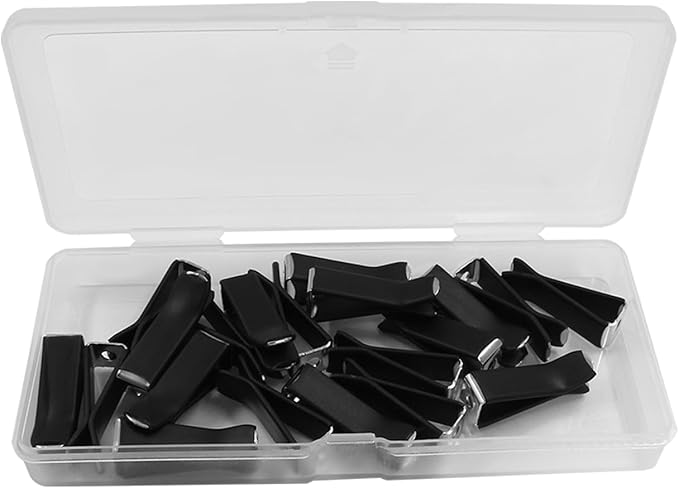 120 Pcs Square Head Car Vent Clips, Air Freshener Clips for Office Home Car Air Conditioner Outlet, Black