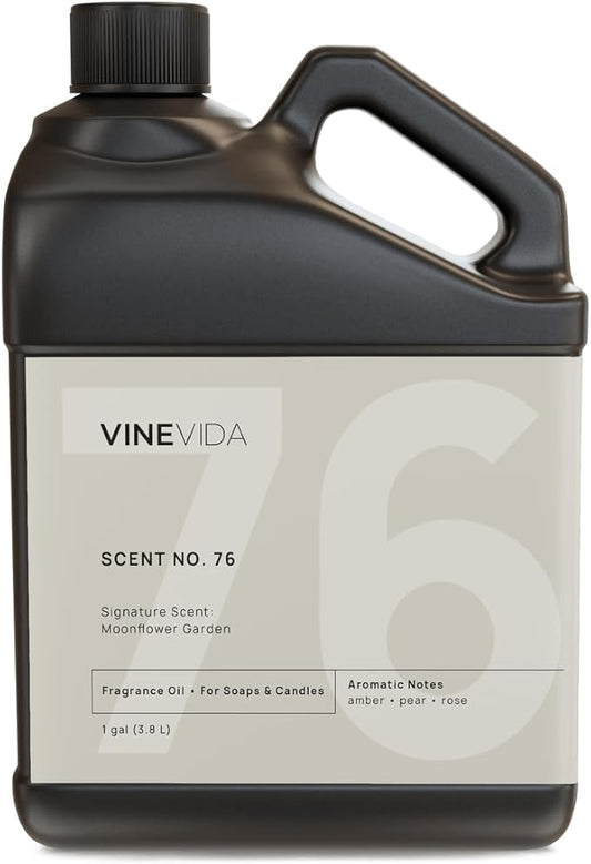 VINEVIDA [128oz] Scent No.76 Fragrance Oil for Candle Making and Soap Making - Premium Candle Scents for Soy Candles