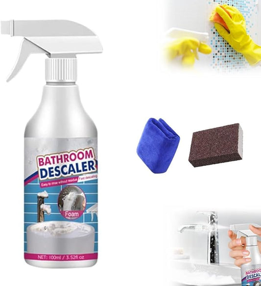 Bathroom Descaler Cleaner, 2026 Upgraded Multipurpose Stubborn Stains Cleaner, Bathroom Descaler Cleaners, Bathrooms Cleaning Foam Spray for Kitchen Bath Sink Glass (1)