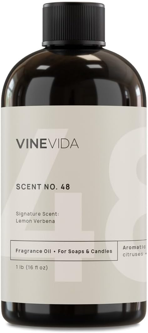 VINEVIDA [16oz] Lemon Verbena Fragrance Oil for Candle Making and Soap Making - Premium Candle Scents for Soy Candles