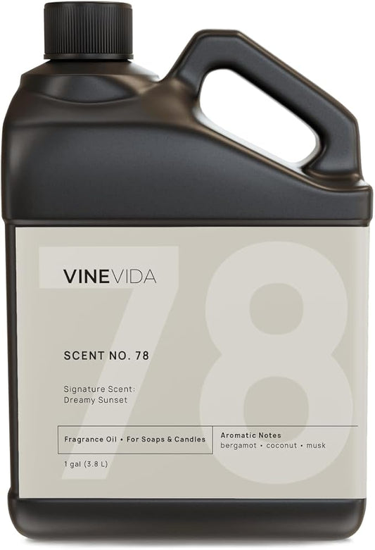 VINEVIDA [128oz] Scent No.78 Fragrance Oil for Candle Making and Soap Making - Premium Candle Scents for Soy Candles