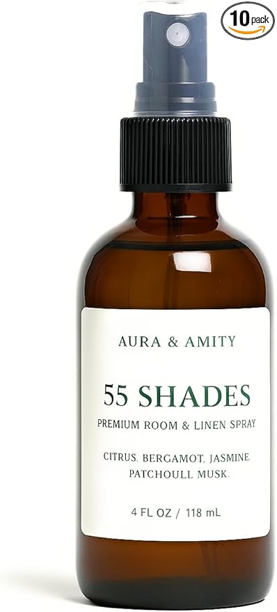 Aura & Amity Premium Room & Linen Spray – Handmade Luxury Fabric & Home Fragrance Mist, Long-Lasting & Eco-Friendly (55 Shades)