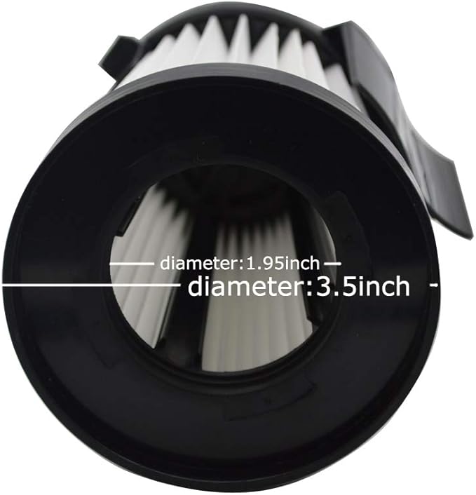 EZ SPARES 2Pcs Replacement For Eureka DCF-10 & DCF-14 Filter Hepa Fits Optima Series Replacement Attachment Compatible With Part # 62731 & 62396