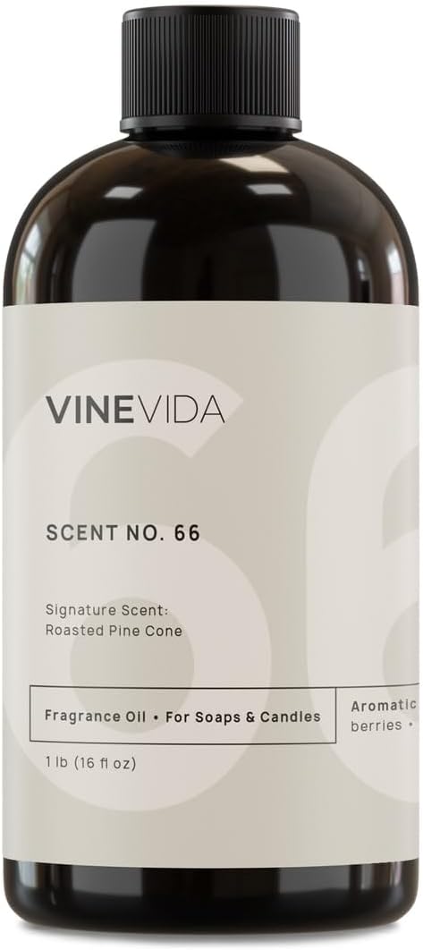 VINEVIDA [16oz] Roasted Pine Cone Fragrance Oil for Candle Making and Soap Making - Premium Candle Scents for Soy Candles