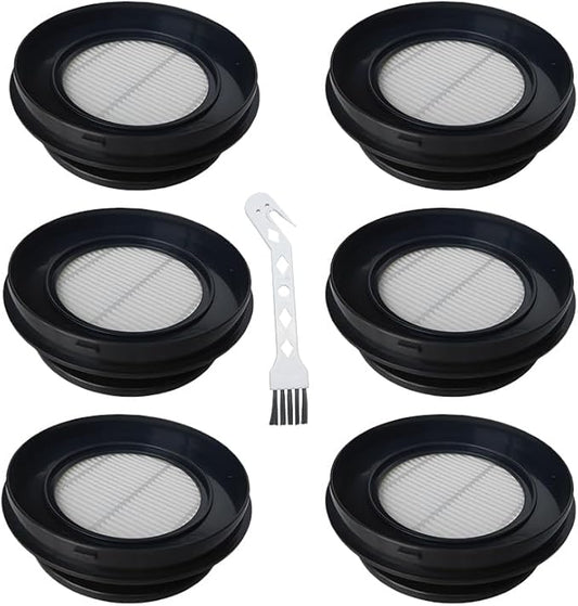6packs X7A Vacuums HEPA Replacements Filter Compatible with SunSare X7A Pro Cordless Vacuum Cleaner, Fits for Fieety V7 Filters for Ultenic U15 U16 / U16 Flex Cordless Stick Vacuum Filter Parts