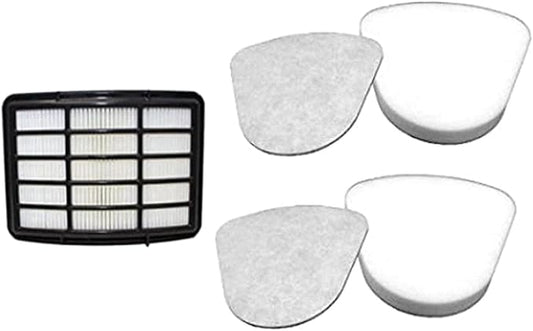 Filter Replacement for Shark Navigator Lift Away Deluxe Professional Vacuum ZU503AMZ NV350 NV351 NV352 NV355 NV357 NV360 NV370 UV440 UV540, Parts XFF350 & XHF350, 1 HEPA + 2 Pre-Felt Filters