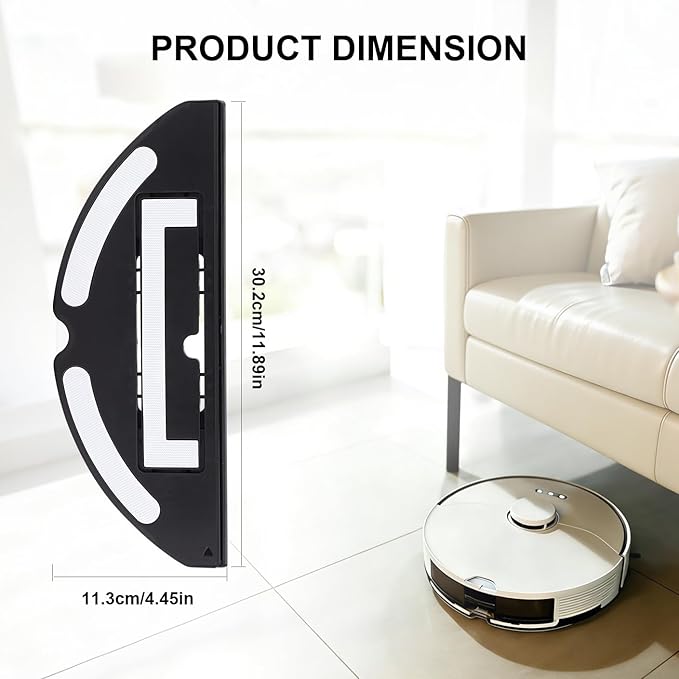 Mop Pad Plate Accessories for Roborock T7S, T7S Plus, G10, S7, S70, S75, S7MAX Vacuum Cleaner