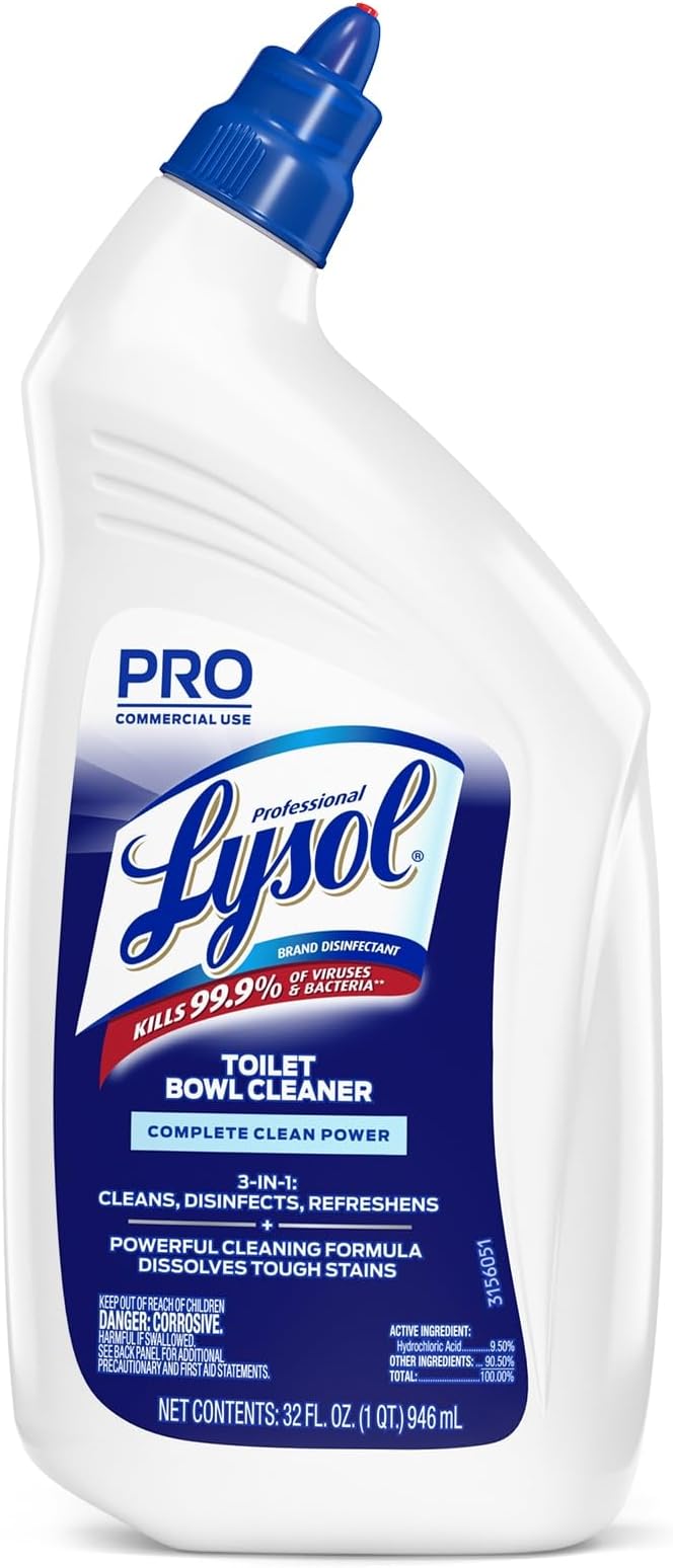 Lysol® Professional Disinfectant Power Toilet Bowl Cleaner, 32 Oz.