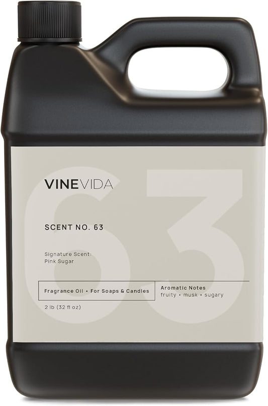 VINEVIDA [32oz] Pink Sugar Fragrance Oil for Candle Making and Soap Making - Premium Candle Scents for Soy Candles