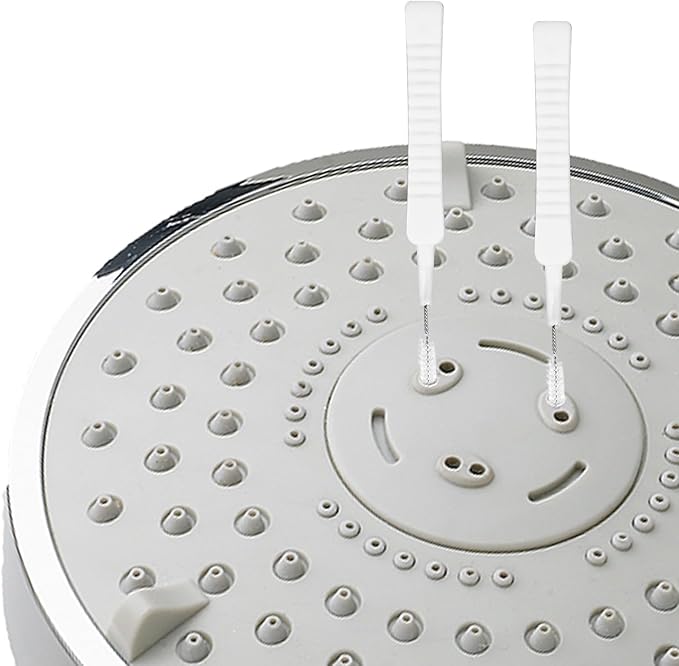 Shower Head Cleaning Kit, 2-in-1 Nozzle Cleaner Tool with Multi-Size Brushes & Stainless Steel Picks for Bathroom Faucet Sink 3D Printer Accessories