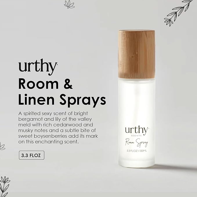 Room and Linen Sprays, Room Air Freshener Spray, Long Lasting Air Freshener Spray for Home and Bathroom, Refreshing Bed Linen Spray, Plant-Based Fabric Spray (Native Ink)