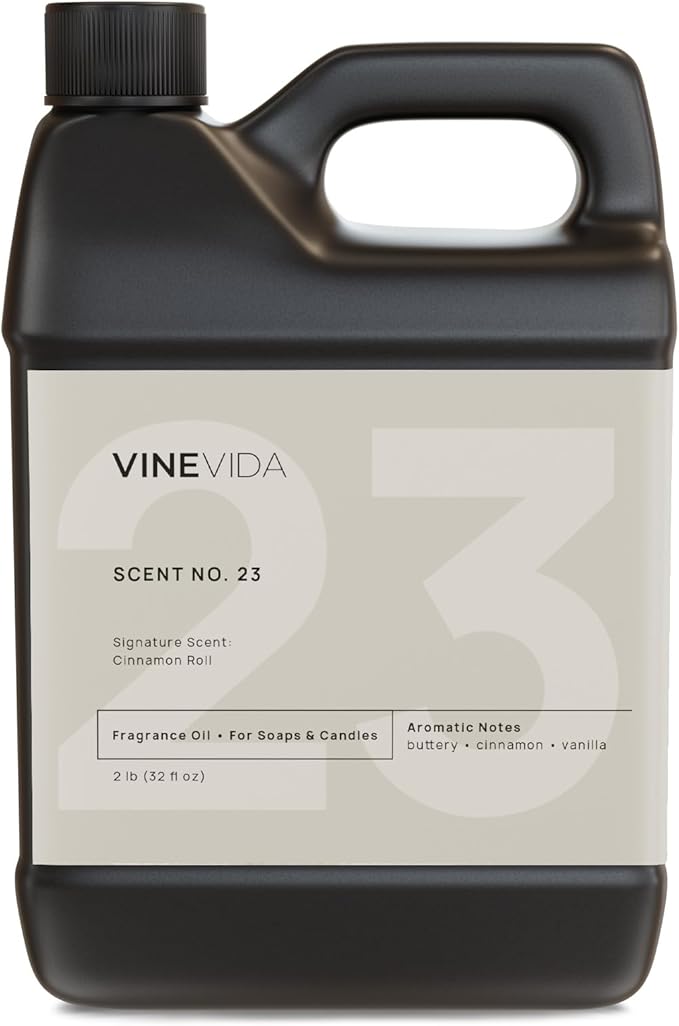 VINEVIDA [32oz] Cinnamon Roll Fragrance Oil - Fall Scents for Candle Making - Essential Oils
