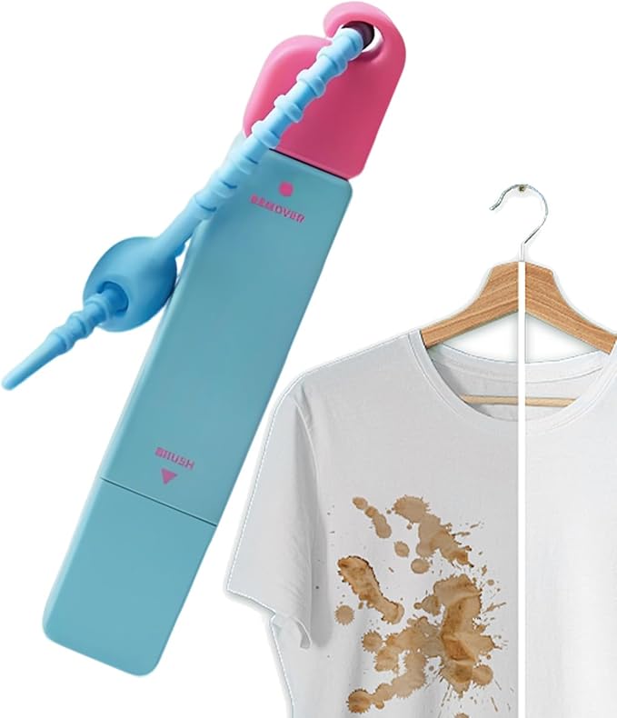 Stain Remover Pen For Clothing, 12 Ml Portable Double-Ended Stain Bleaching Pen, Instant Clothes Spot Cleaner Stick With Lanyard, For Home Outdoor & Travel