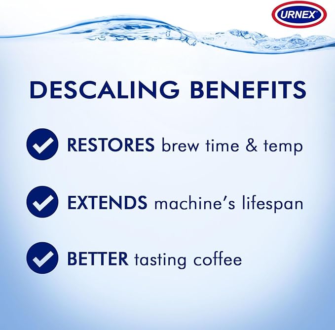 Urnex Dezcal Activated Scale Remover - 7 oz - For Use on Commercial Boilers and Heating Elements of Coffee and Espresso Equipment