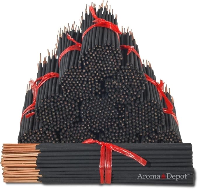 Fruit Loop Type Most Exotic Charcoal 7'' Incense Sticks. Approx. 85 to 100 Sticks Per Bundle, Length - 7 Inches, Each Natural Stick Burns for 35 to 45 mins Each. Long Lasting. Guarantee 100% Pure