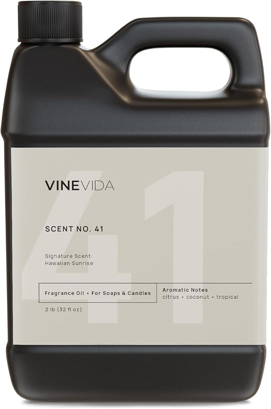 VINEVIDA [32oz] Hawaiian Sunrise Fragrance Oil for Candle Making and Soap Making - Premium Candle Scents for Soy Candles