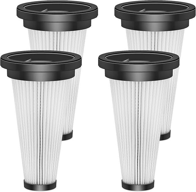 VBS-01 And A27 Hepa Filter Replacement Compatible with Vicease a27&Vacusion VBS-01&MBYULO EHBR-A001-V01-US-1 For NADALY N16 Cordless Vacuum Cleaner-4PACK