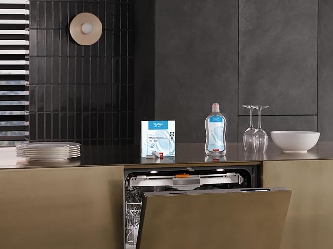Miele 99997795 UltraTabs All in 1 Dishwasher Set, 60 x UltraTabs Detergent Tablets, 1.5 Kg Salt and 500 ml Rinse Aid for Optimum Wash and Dry