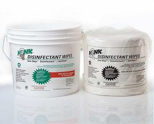 Monk Disinfecting Wipes, One Step Cleaner, Disinfectant, Deodorizer & Sanitizer, 4 Refill Packs of 800 Count, Great for Home & Corp Gyms, Yoga Mats, Dance Studios, Spinning Classes & More