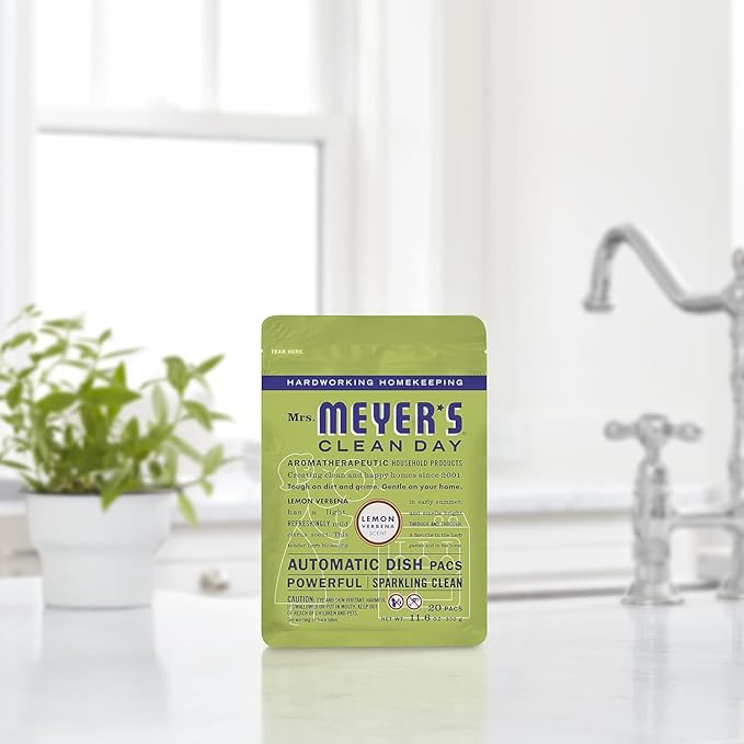 Mrs. Meyer's Automatic Dish Pillow Lemon Verbena 12.7 OZ, 20 CT.