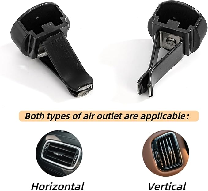 100 Pack Car Air Vent Clips, Metal Auto Air Conditioner Outlet Clips with Plastic Slot Head, Freshener Perfume Clips Fragrance Holder, Vent Clip Car Accessories for DIY, Office, Home