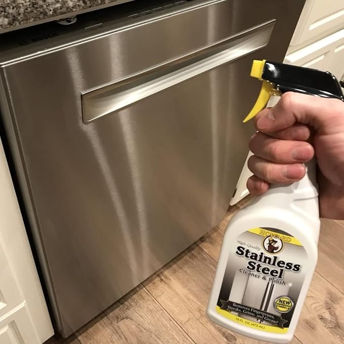 Howard Products Stainless Steel Cleaner for Appliances - Stainless Steel Cleaner and Polisher