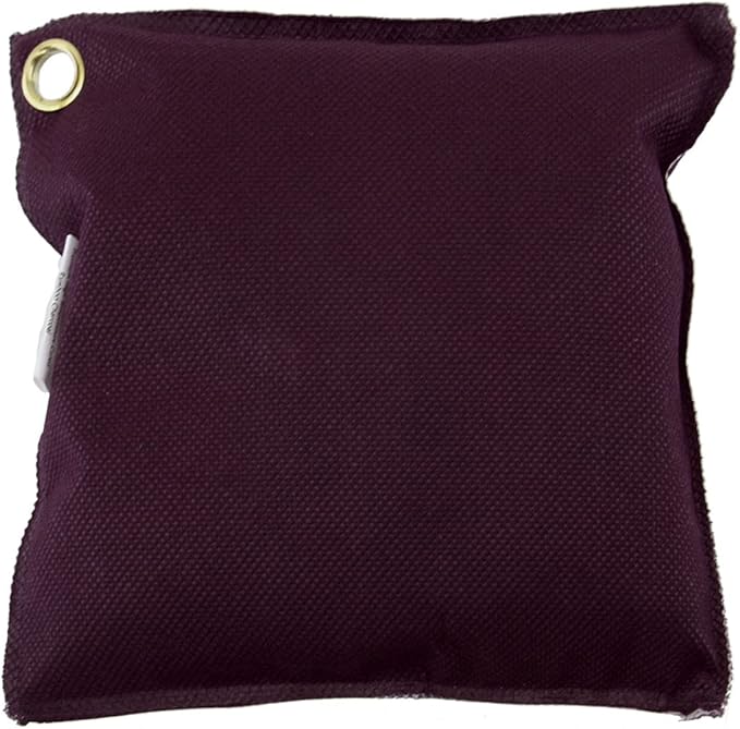 BambooMN Activated Bamboo Charcoal Air Purifier - 250g Burgundy - 1 Bag
