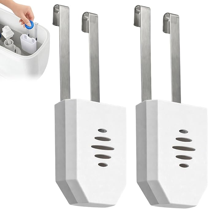 Toilet Bowl Tablet Holder, 2 Pcs Preventing Dissolved Residue From Polluting Water Tank, Easy Installation Without Tools, Long-Term Bathroom Maintenance Solution