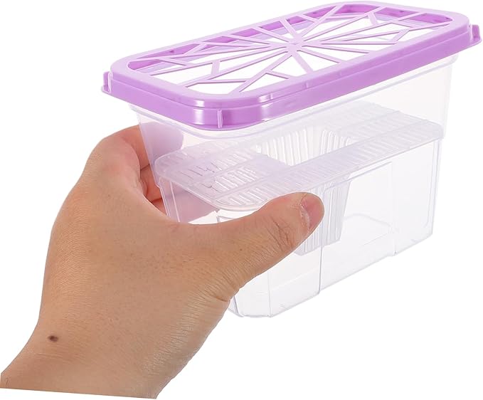 Reusable Moisture Absorber Box Empty Holder for Closet Cabinet Large Capacity Portable Dehumidification Container for Indoor Home Use 4 Pack