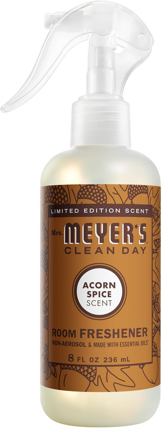 MRS. MEYER'S CLEAN DAY Room Spray, Acorn Spice Scent, 8 Fl Oz Bottle