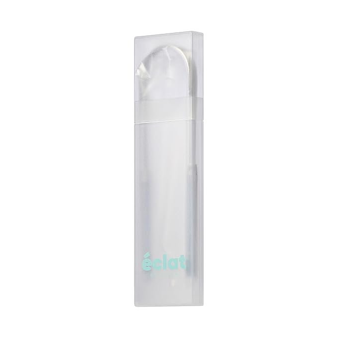 Éclat Stainless Steel Tongue Scraper with Travel Case, Tongue Cleaner for Fresh Breath & Oral Hygiene, Flexible, Durable, Easy-to-Use, Non-Irritating for Oral Care (Single (U Shape))