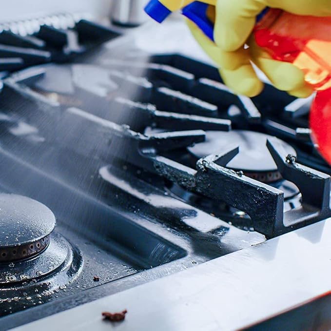 Zep Heavy-Duty Citrus Degreaser Cleaner Concentrate - 1 Gallon (Case of 4) ZUCIT128 - Restaurant Grade Degreaser and Cleaner Removes Oil, Grease, Adhesive, and Kitchen Soil on Stovetops, Appliances