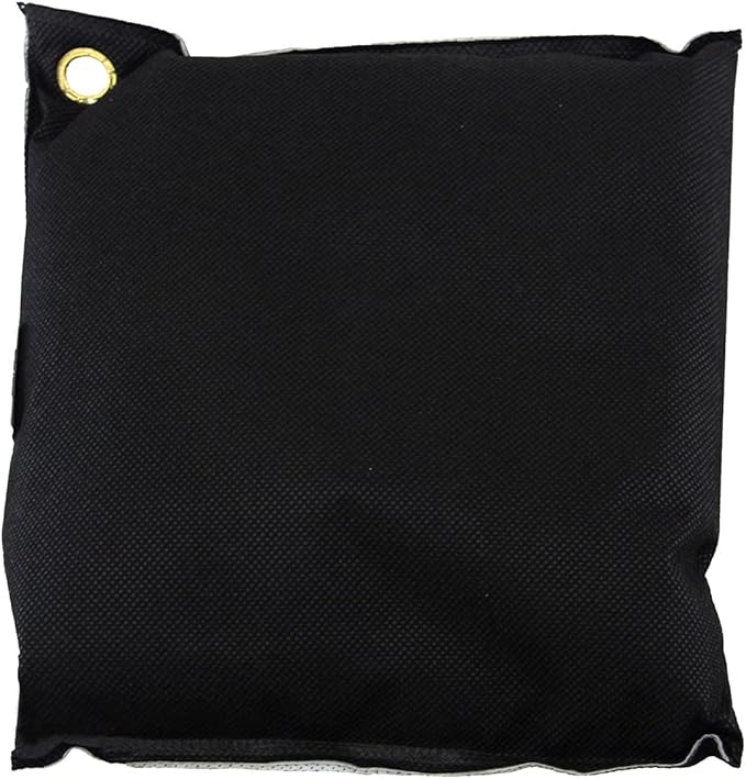 BambooMN Activated Moso Bamboo Charcoal Air Purifier Deodorizer Freshener Odor Absorber Purifier Bags, Black - 1 Bag, 250 grams Per bag