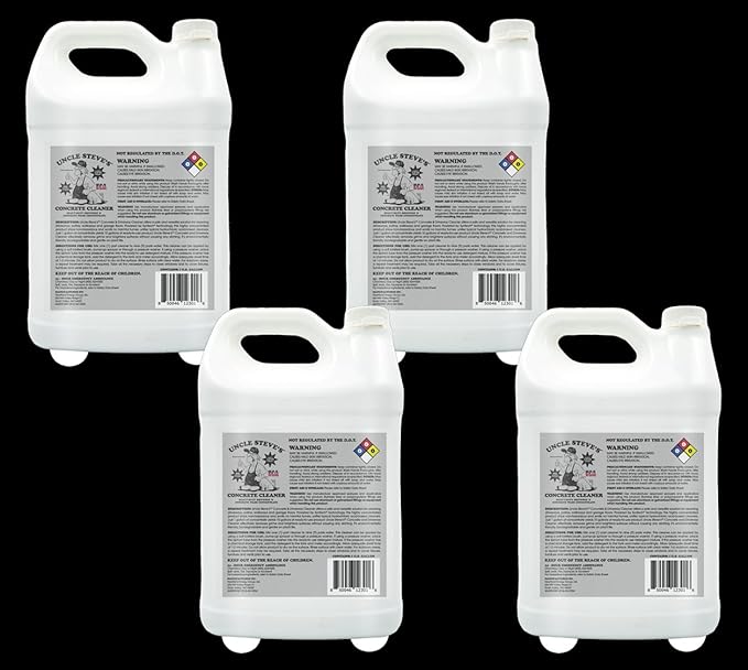 UNCLE STEVE'S® Concrete & Driveway Cleaner Concentrate - Multi-Purpose - Biodegradable - Eco-Friendly - Non-Toxic (4)