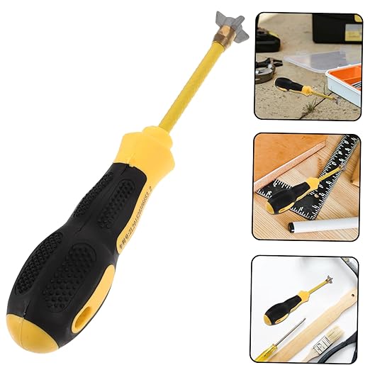 NUOBESTY Grout Cleaner Tool Tungsten Steel Tip Caulking Seam Remover for Tile Cleaning Heavy Duty Grout Scraper for Household Maintenance
