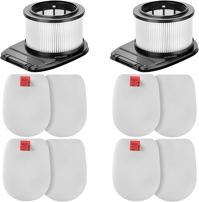 2 Pack HEPA + 4 Pack Foam & Felt Filter Replacement for Shark IZ662H IZ682H IZ631H WZ531H IZ640H Vertex Pro Lightweight Cordless Stick Vacuum | Replace Part XHFIZ500 & XFFKIZ600